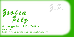 zsofia pilz business card